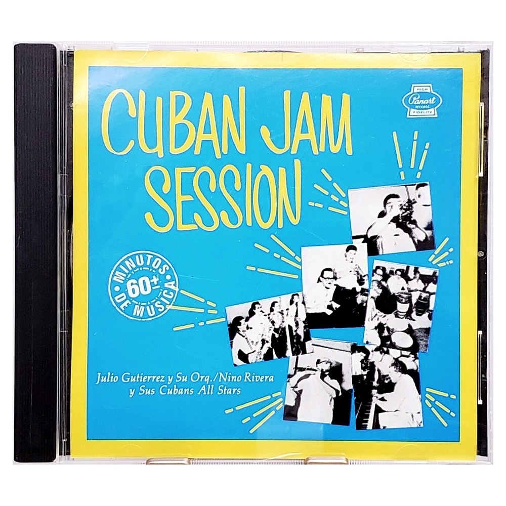 Cuban Jam Session Panart CD115 Latin Jazz Julio Gutierrez Nino Rivera Album EUC